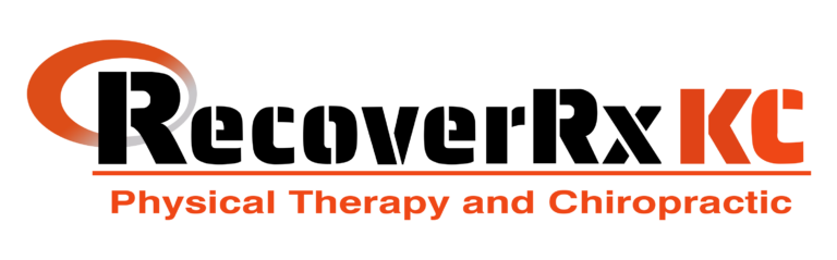 a black and orange logo with the words physical therapy and chiropactic.