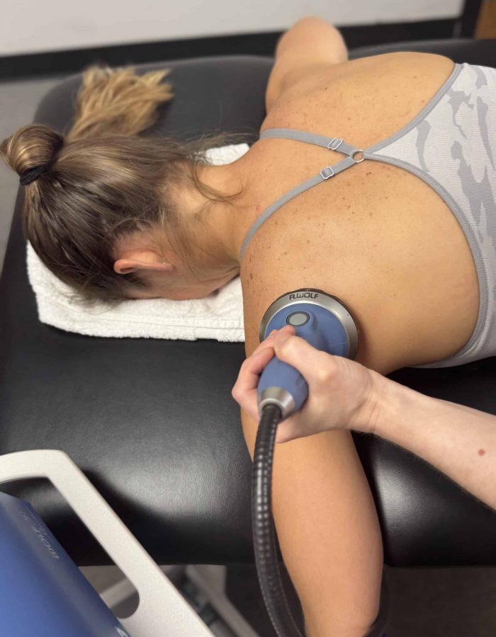 burning sensation below shoulder blade
